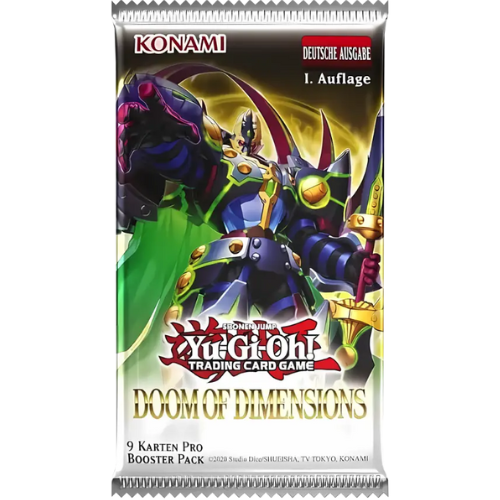 Yu-Gi-Oh! – Doom of Dimensions – 1. Auflage – Booster (DE)